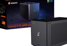 معرفی AORUS Gaming BOX با GeForce RTX 3080 توسط گیگابایت